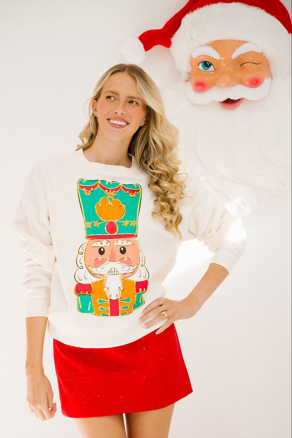 NUTCRACKER SOLDIER CREAM PULLOVER PULLOVER Judith March