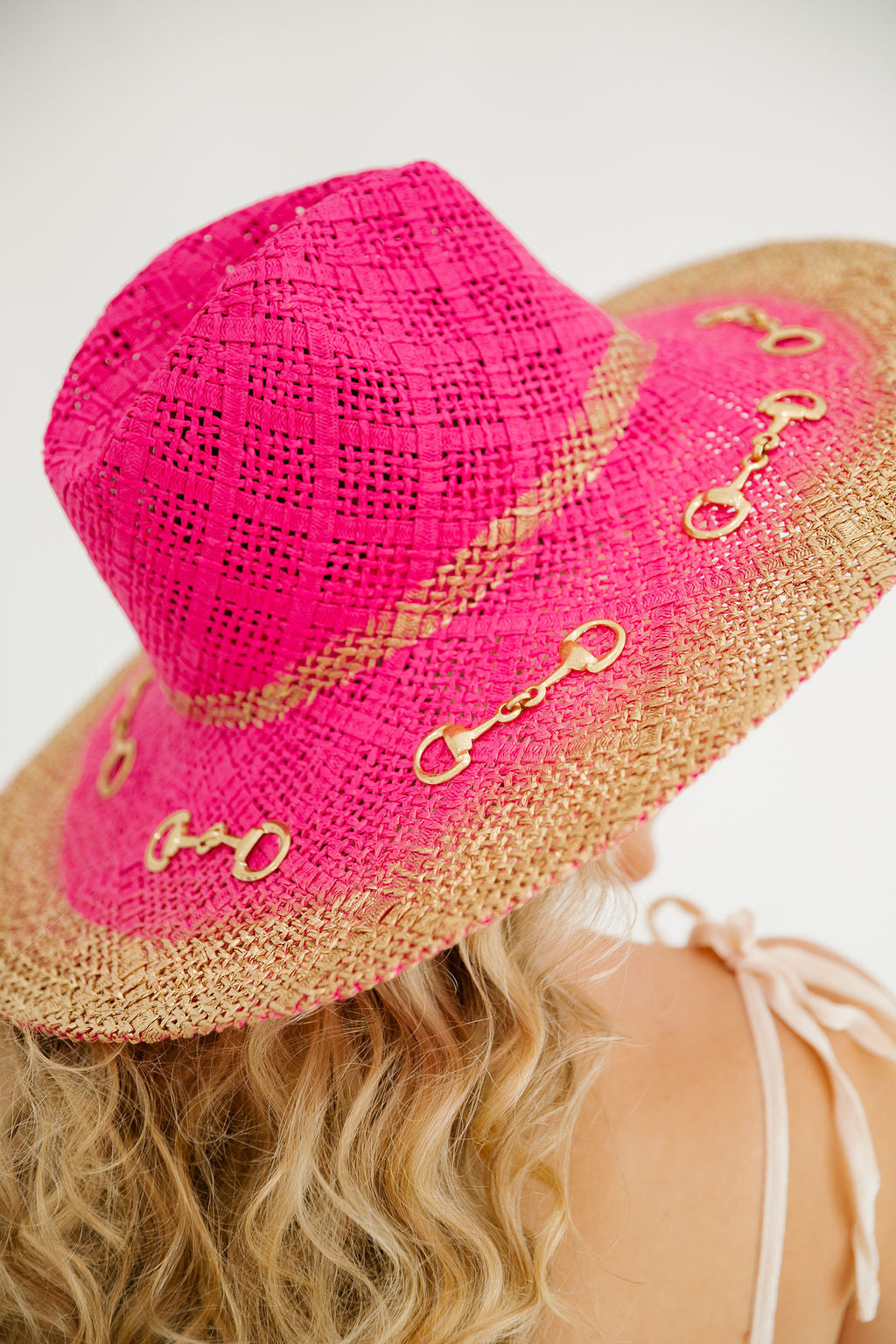 HORSE BIT PINK SUN HAT HAT Judith March