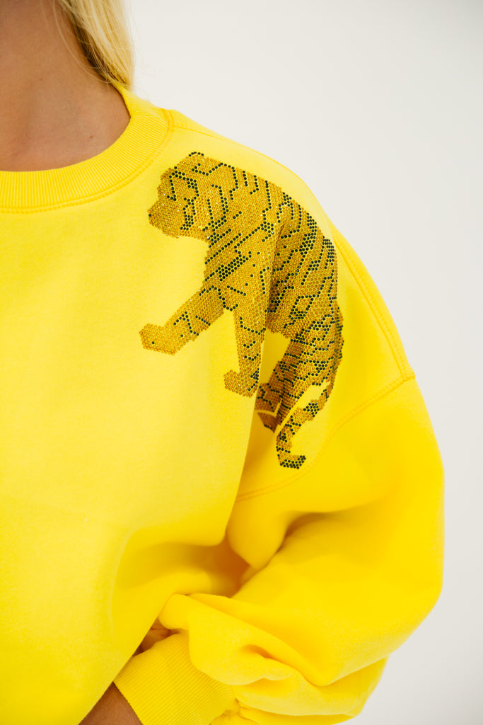TIGRESS YELLOW PULLOVER gameday23 Judith March   