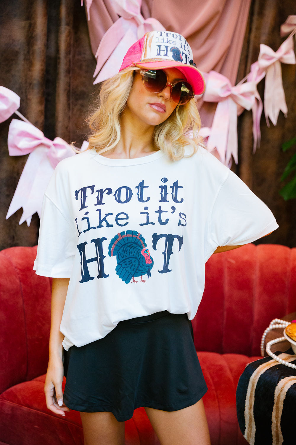 TROT IT LIKE IT'S HOT TEE TEE Judith March