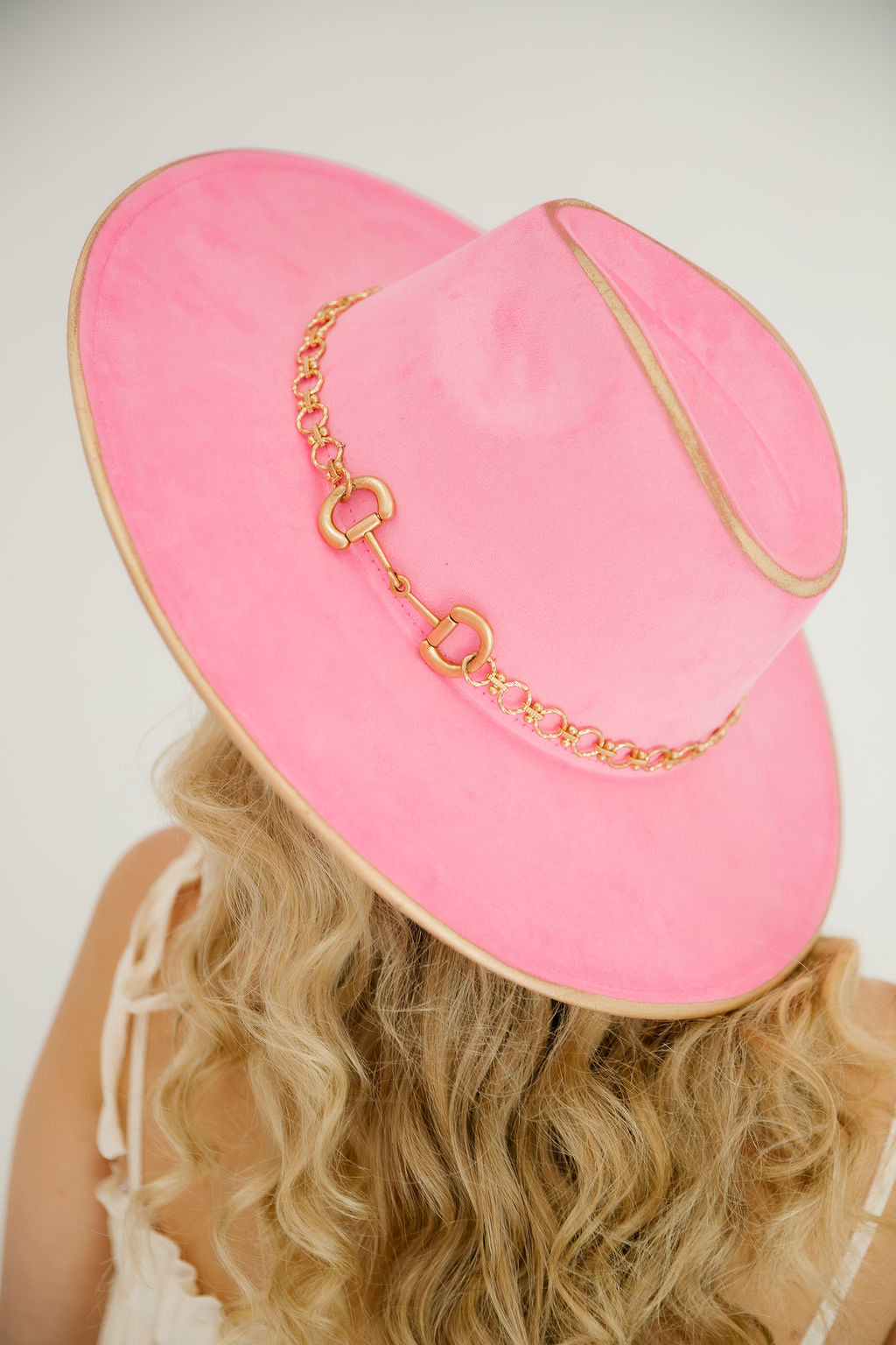 HORSE BIT RANCHER HATS HAT Judith March PINK