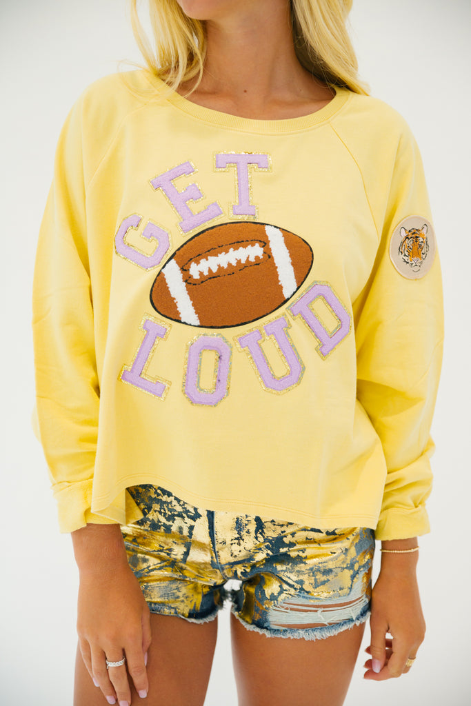 GET LOUD YELLOW PULLOVER