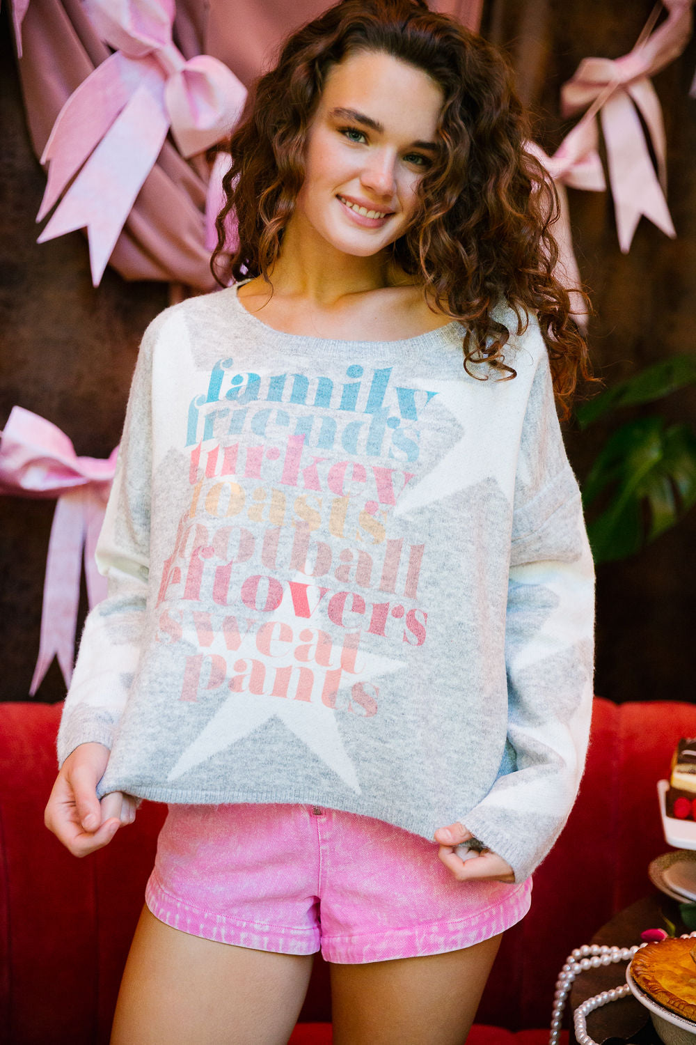THANKSGIVING ESSENTIALS STAR SWEATER SWEATER Judith March