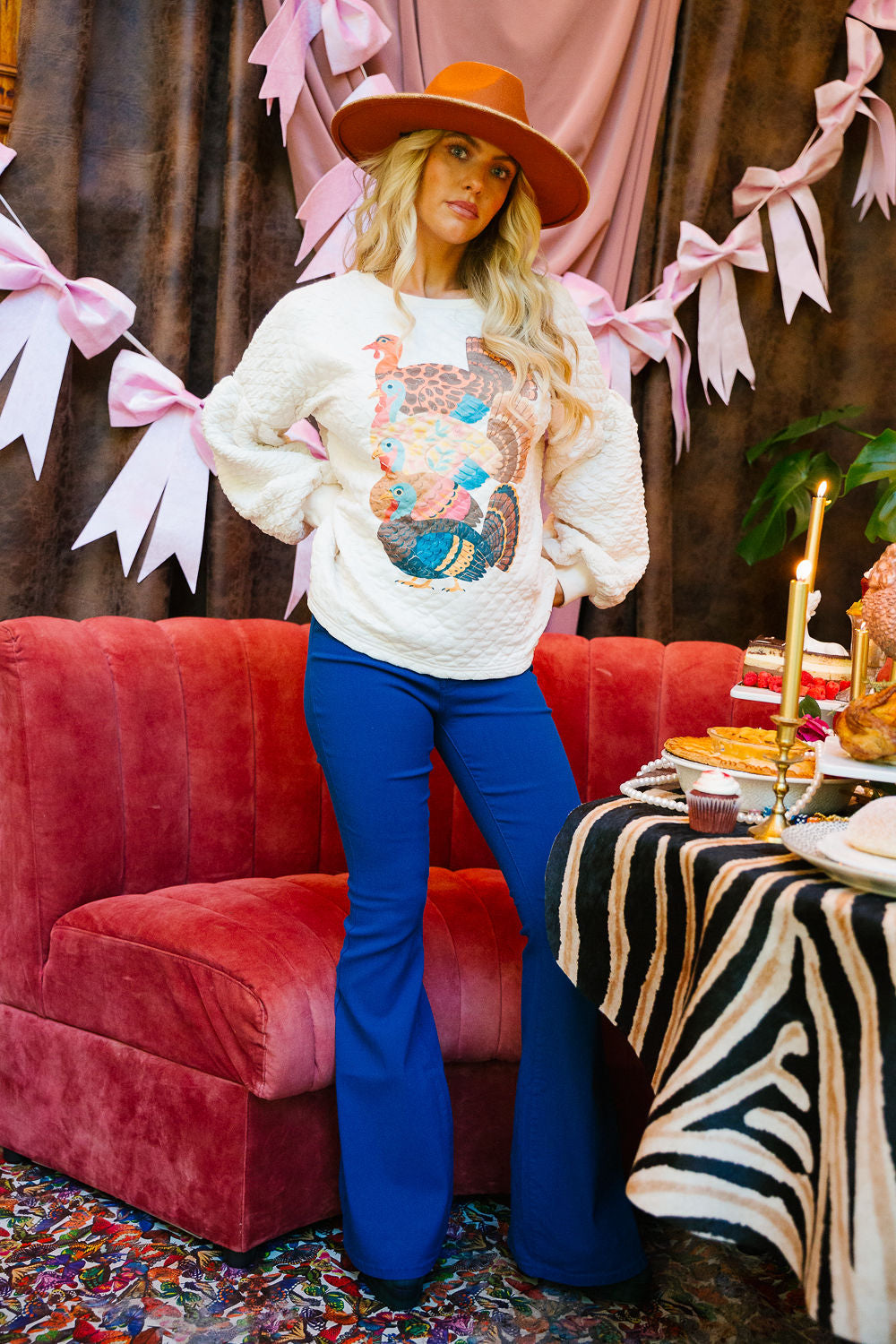 FEAST SEASON QUILTED PULLOVER PULLOVER Judith March