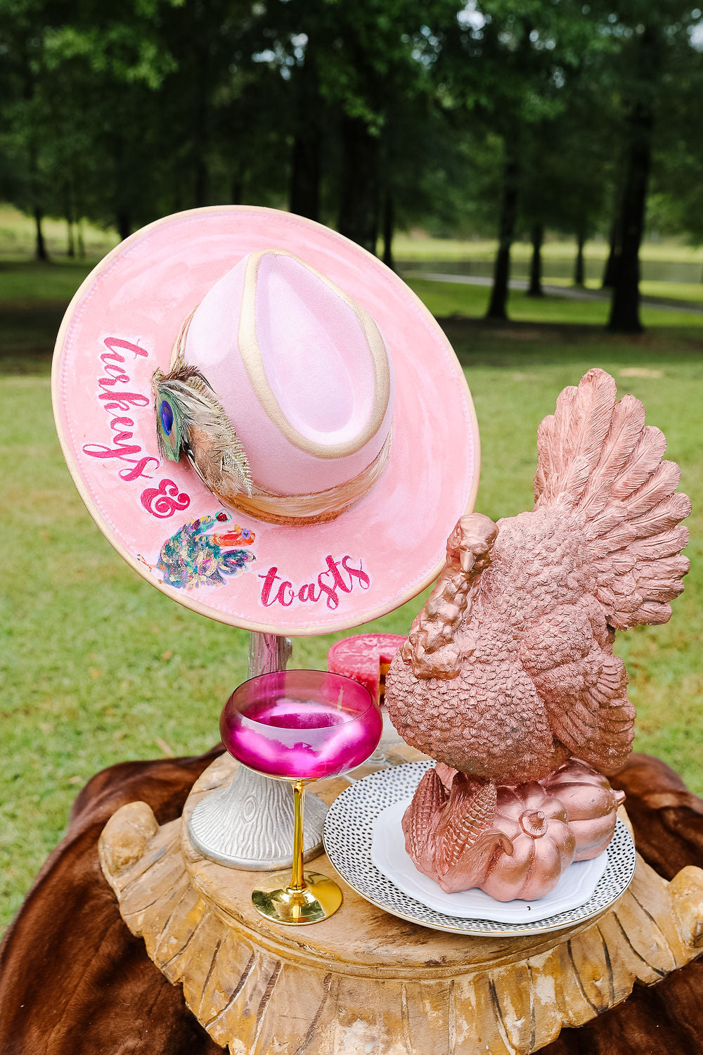 TURKEYS & TOASTS CURSIVE RANCHER HAT RANCHER HAT Judith March