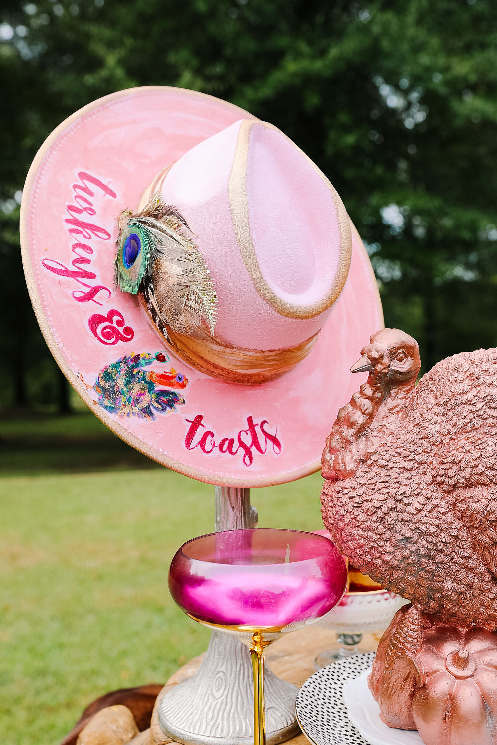 TURKEYS & TOASTS CURSIVE RANCHER HAT RANCHER HAT Judith March