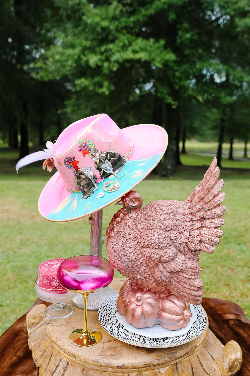 CHEERS TO FRIENDSGIVING RANCHER HAT RANCHER HAT Judith March