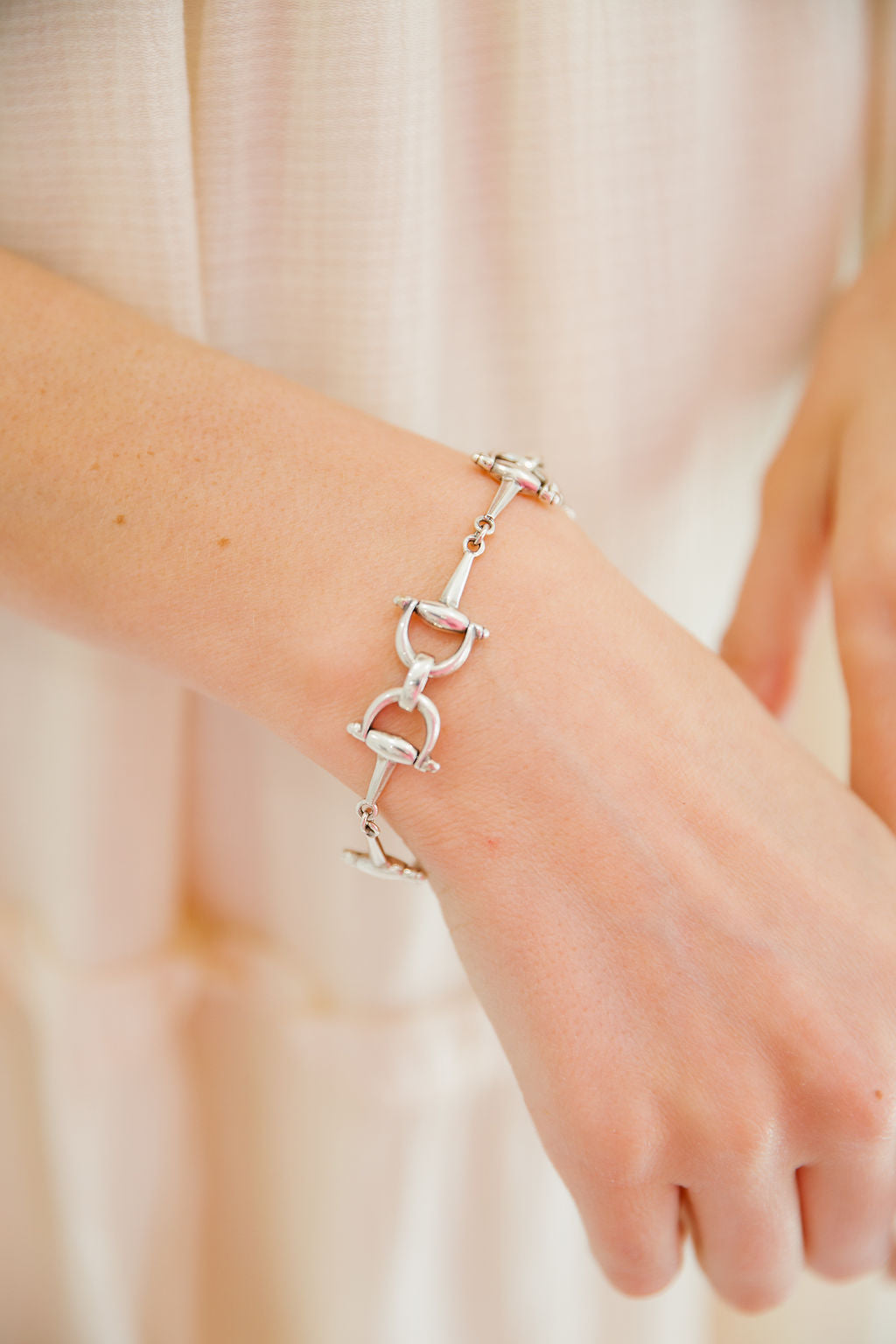 SILVER HORSE BIT BRACELET BRACELET Judith March