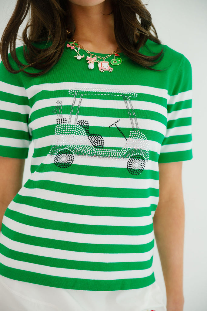 CART QUEEN STRIPED TOP TOP Judith March