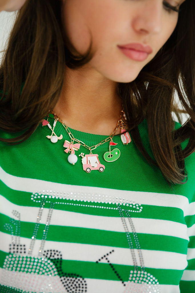 GOLF CHARMS NECKLACE (PRE-ORDER) NECKLACE Judith March