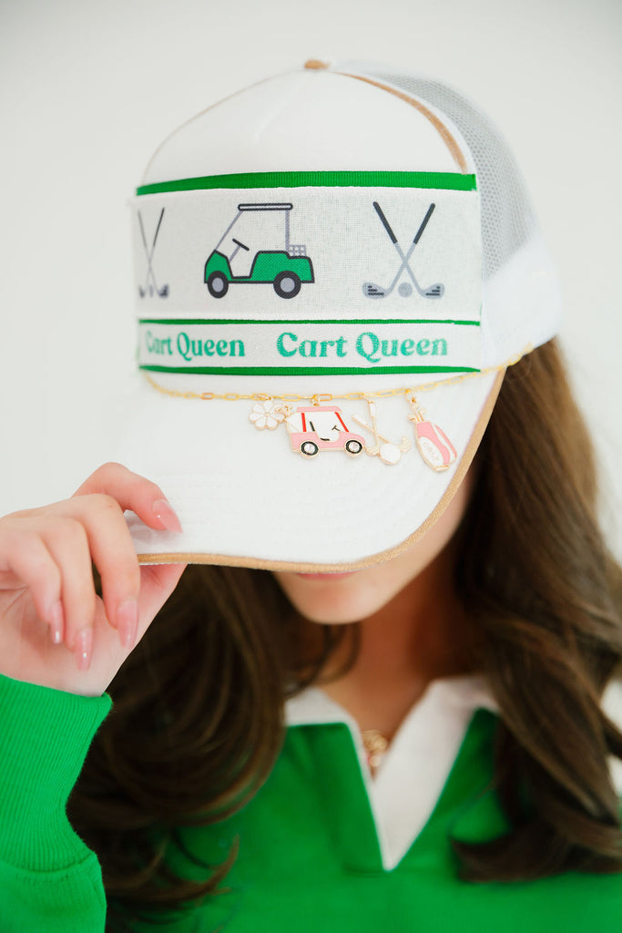 CART QUEEN CHARMS TRUCKER HAT (PRE-ORDER) TRUCKER HAT Judith March