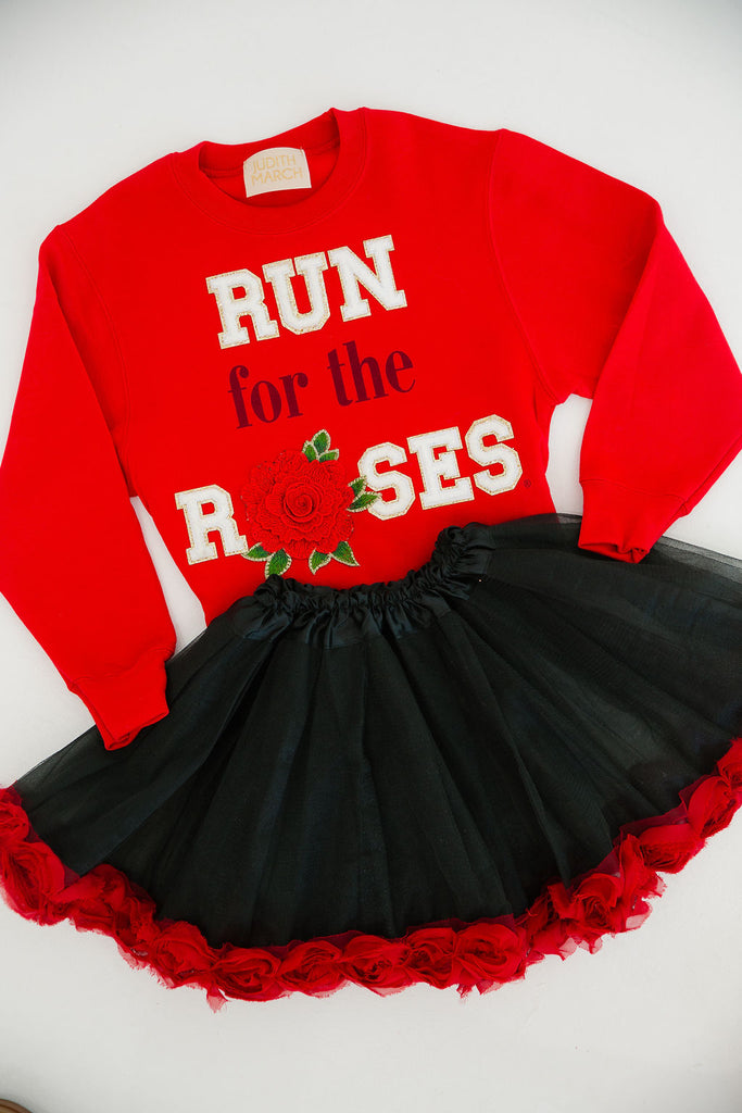 MINI KIDS RUN FOR THE ROSES® RED PULLOVER PULLOVER Judith March