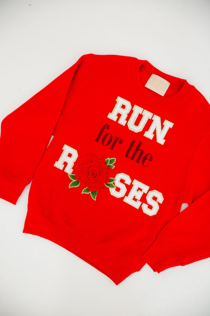 MINI KIDS RUN FOR THE ROSES® RED PULLOVER PULLOVER Judith March