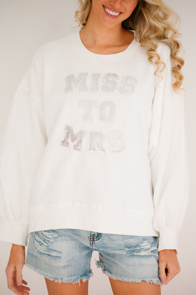 *MISS TO MRS WHITE PULLOVER - XLARGE HAT Judith March