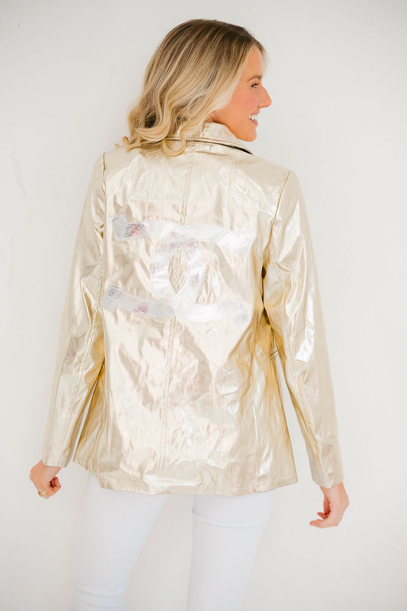 *HORSESHOES GOLD BLAZER - SMALL HAT Judith March