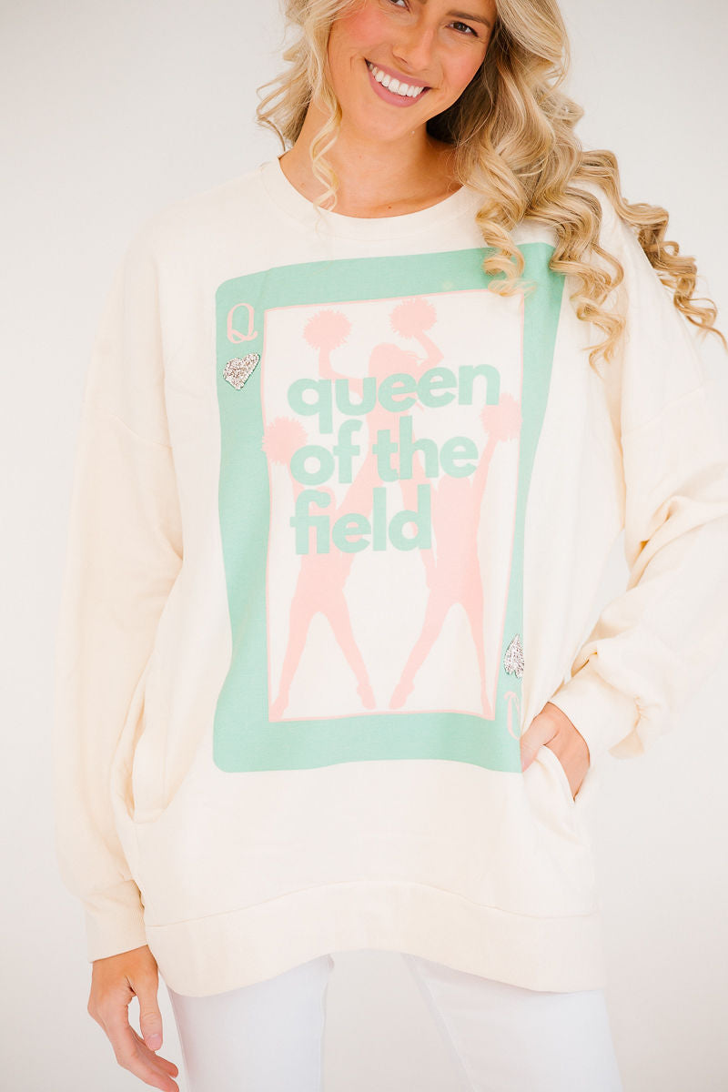 *QUEEN OF THE FIELD PULLOVER - XLARGE HAT Judith March