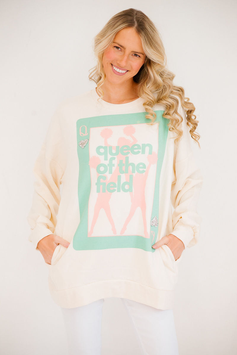 *QUEEN OF THE FIELD PULLOVER - XLARGE HAT Judith March