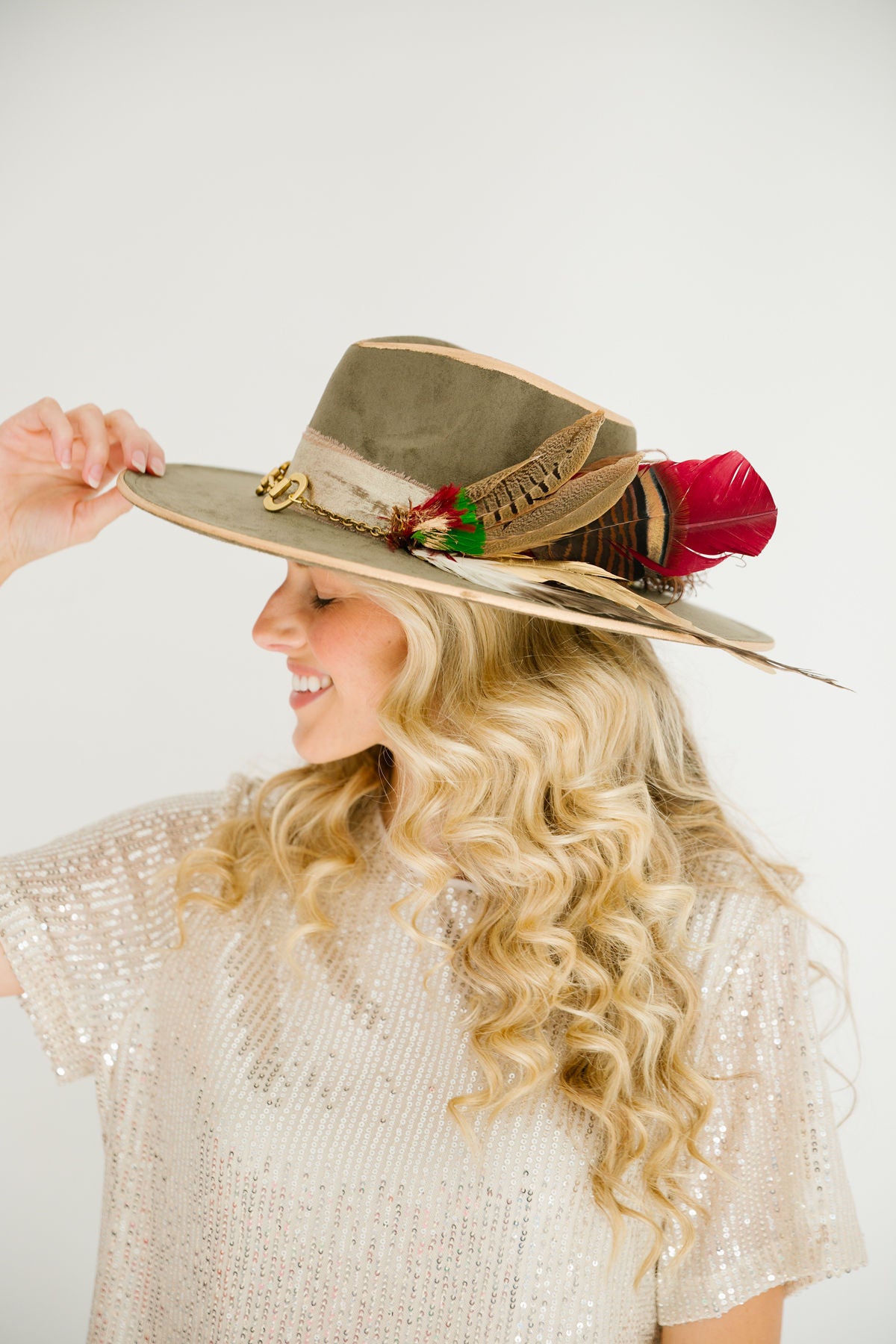 HOLIDAY HORSE BIT RANCHER HAT RANCHER HAT Judith March