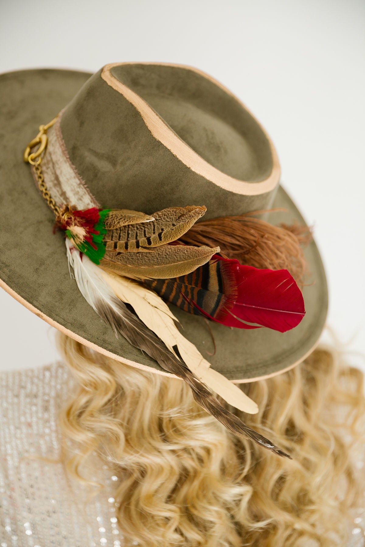 HOLIDAY HORSE BIT RANCHER HAT RANCHER HAT Judith March