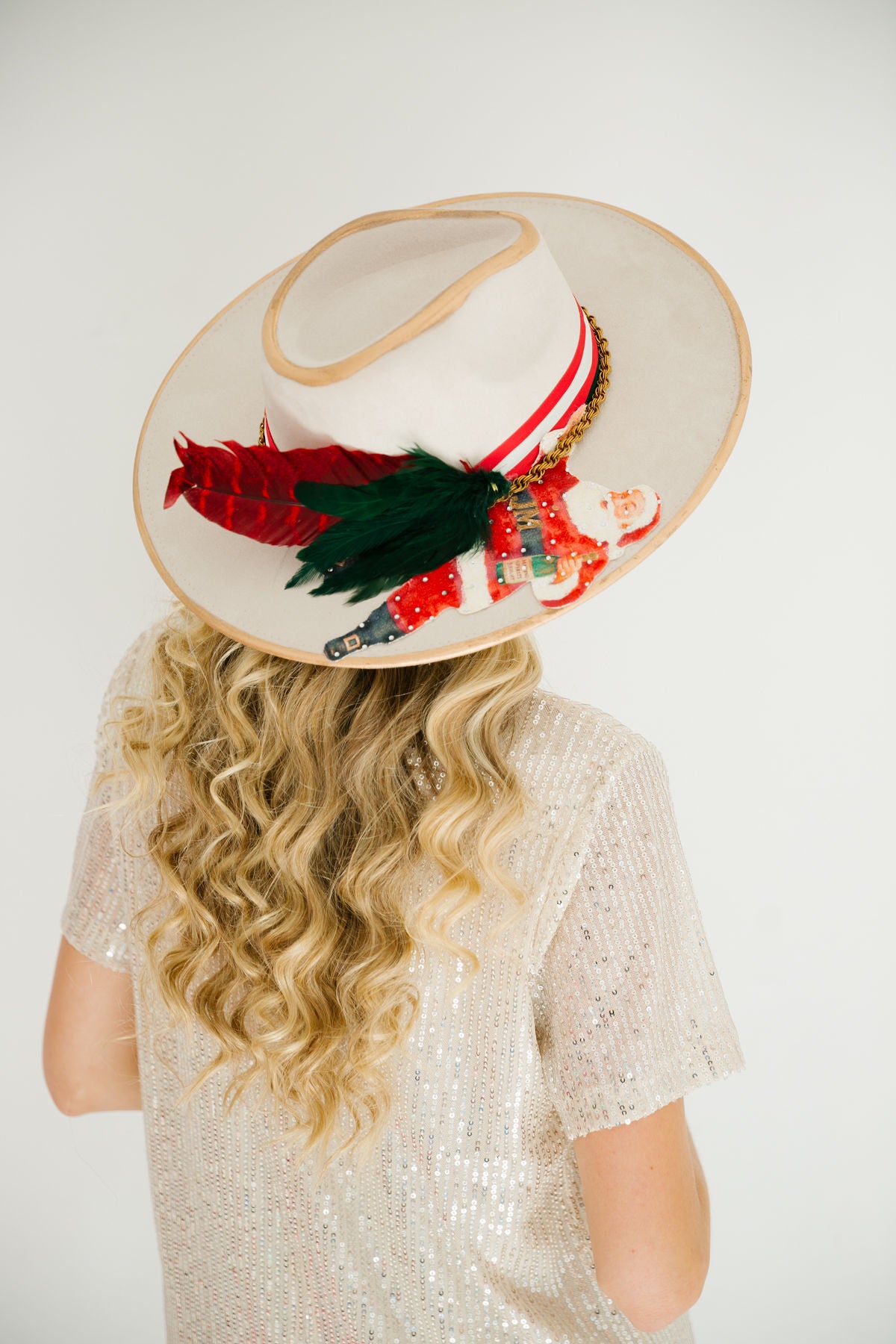 MAKING SPIRITS BRIGHT CREAM RANCHER HAT RANCHER HAT Judith March