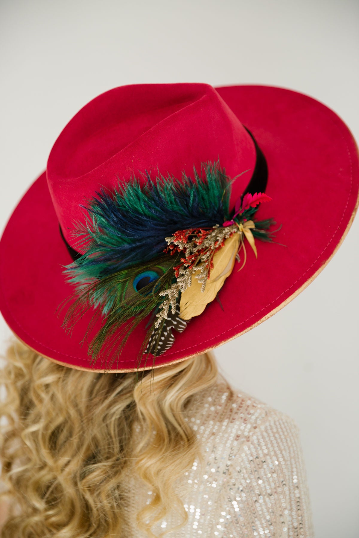 HOLLY JOLLY CHRISTMAS RANCHER HAT RANCHER HAT Judith March