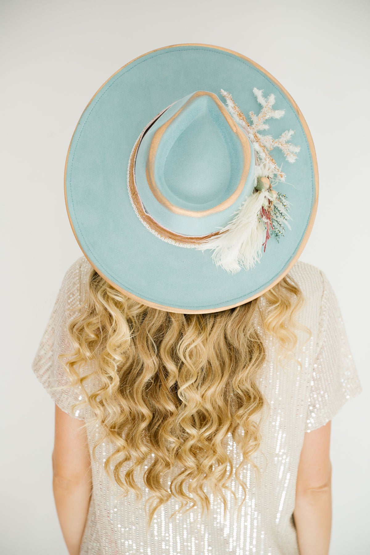 WINTER WONDERLAND BLUE RANCHER HAT RANCHER HAT Judith March