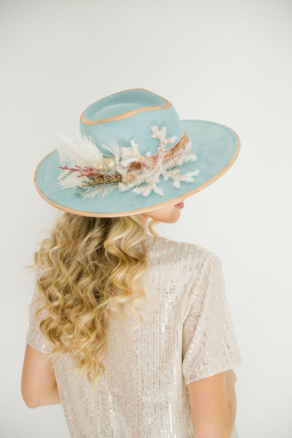 WINTER WONDERLAND BLUE RANCHER HAT RANCHER HAT Judith March