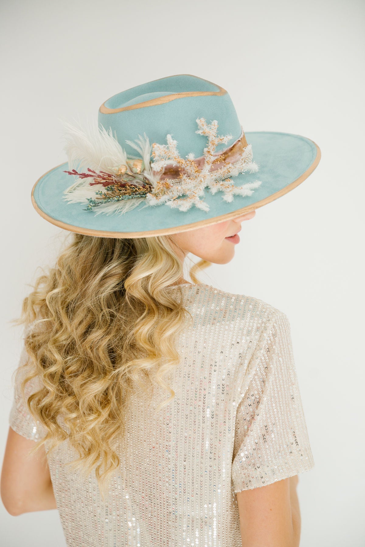 WINTER WONDERLAND BLUE RANCHER HAT RANCHER HAT Judith March