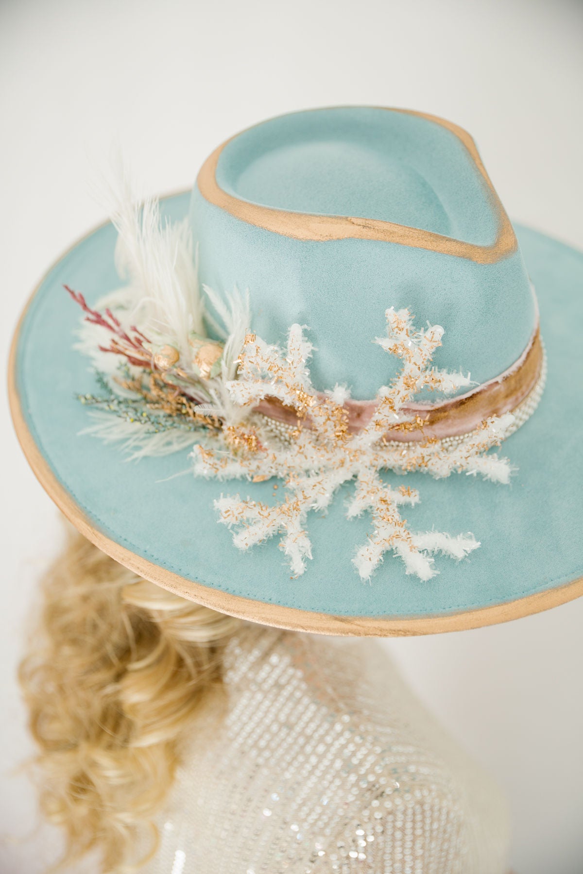 WINTER WONDERLAND BLUE RANCHER HAT RANCHER HAT Judith March