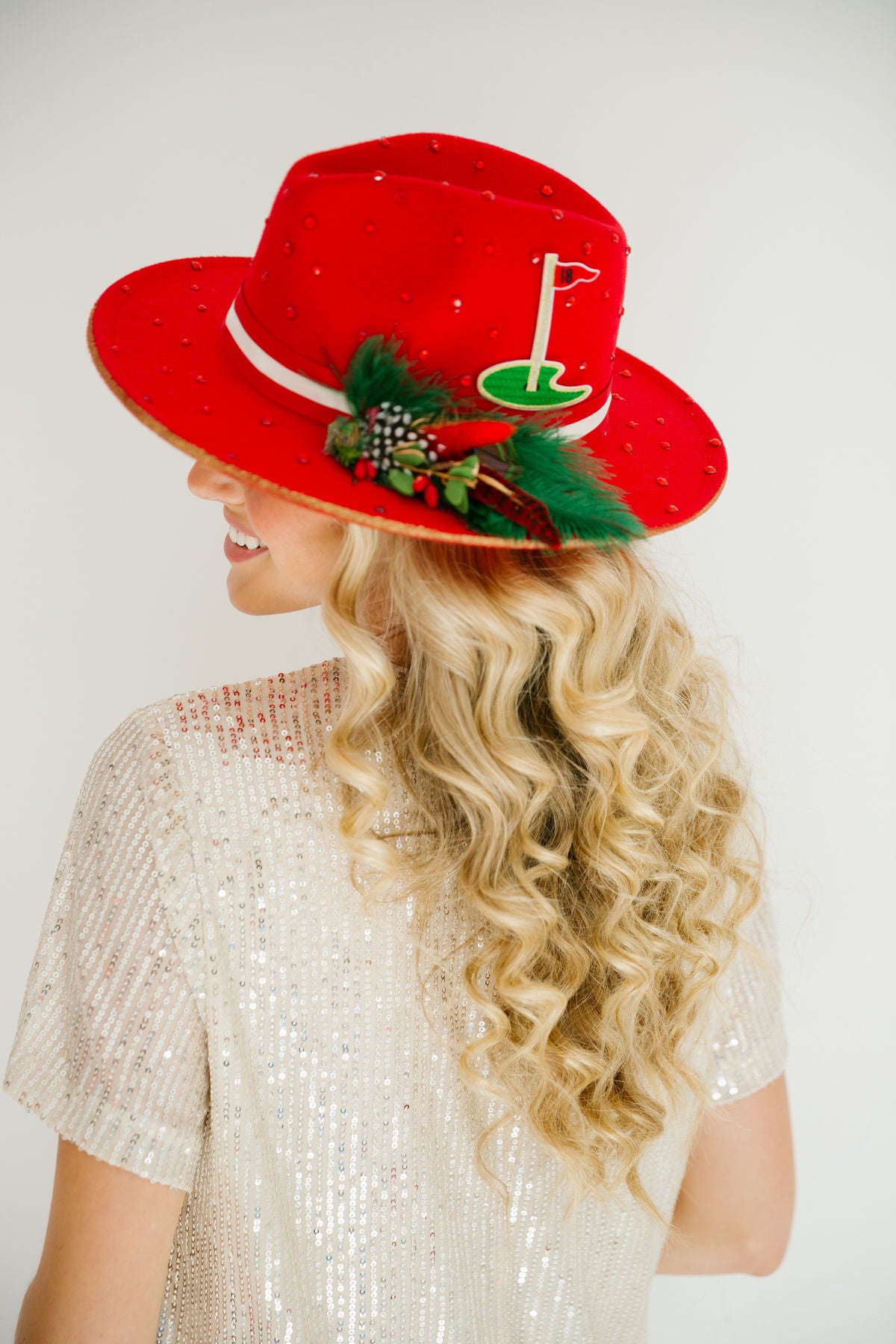 18TH HOLE CHRISTMAS RANCHER HAT RANCHER HAT Judith March