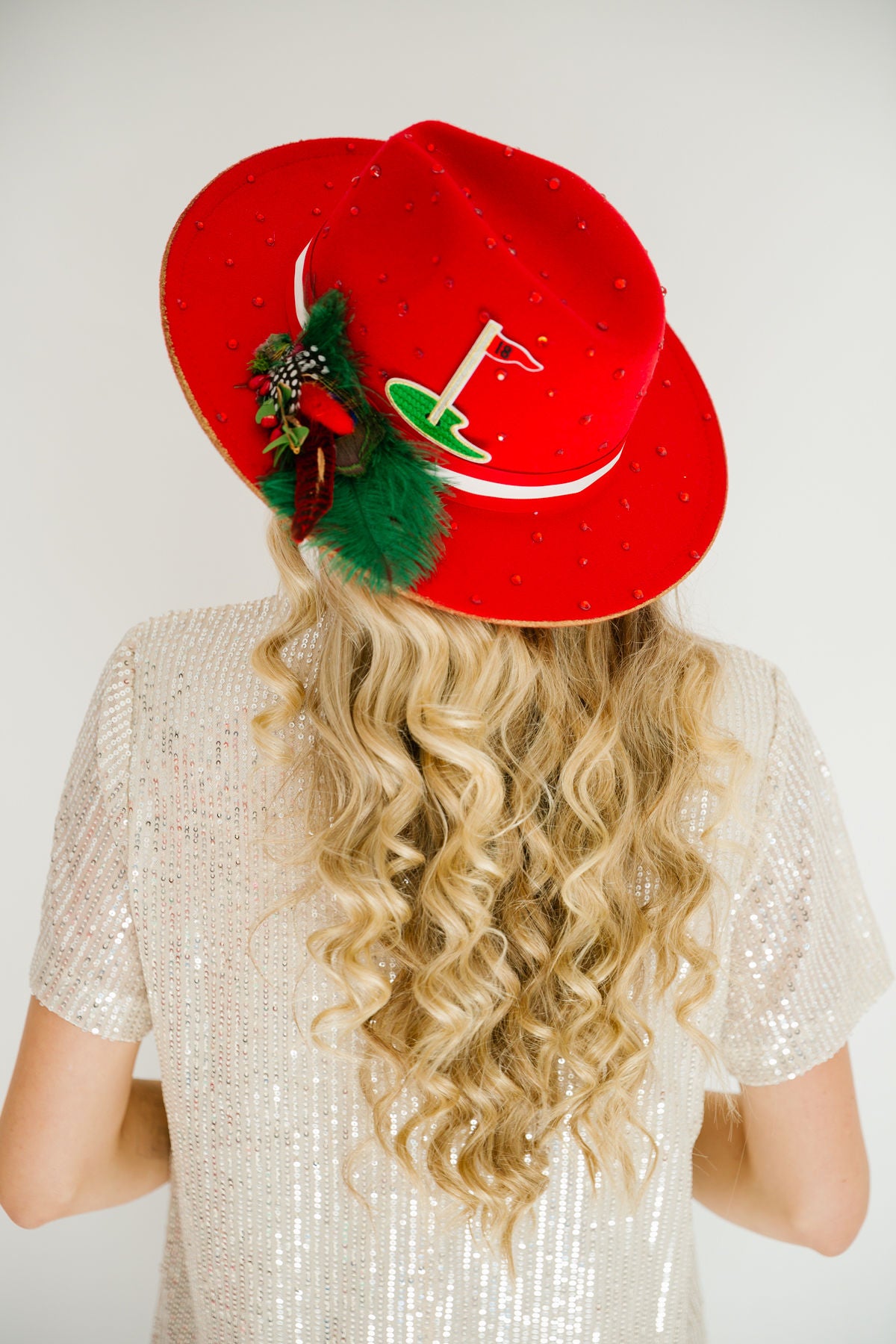 18TH HOLE CHRISTMAS RANCHER HAT RANCHER HAT Judith March