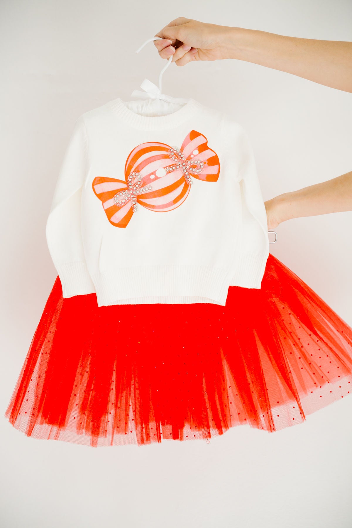 MINI KIDS CANDY BOW SWEATER SWEATER Judith March