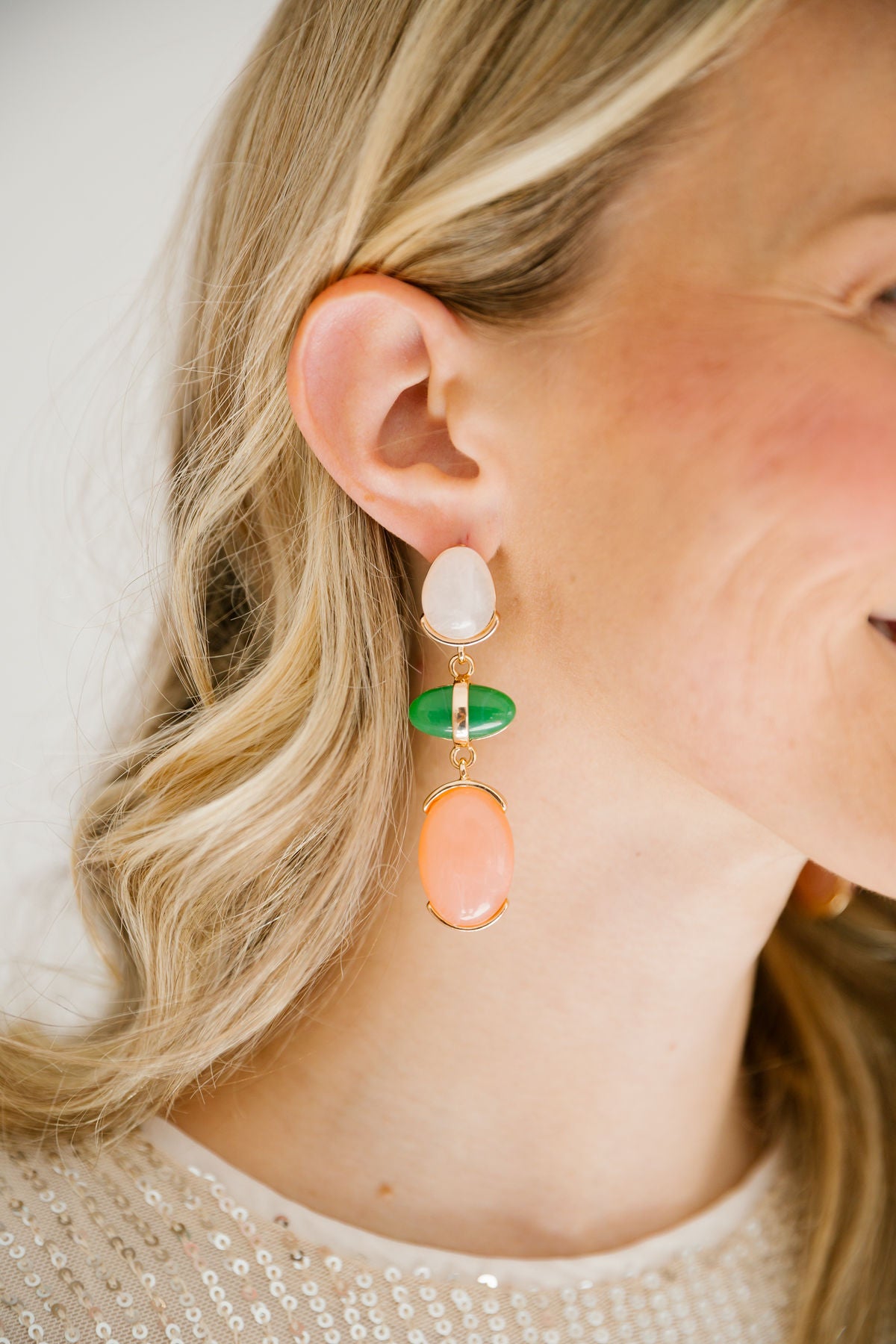 CROWN STONE EARRINGS earrings Judith March