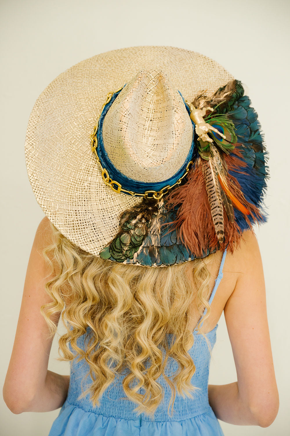 PEACOCK CANTER SUN HAT RANCHER HAT Judith March