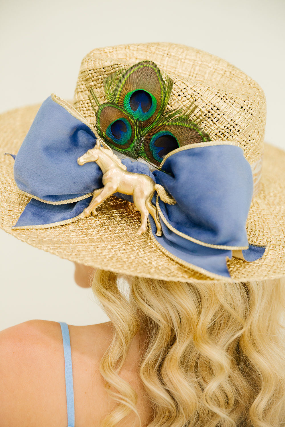 PEACOCK WHISPER SUN HAT RANCHER HAT Judith March