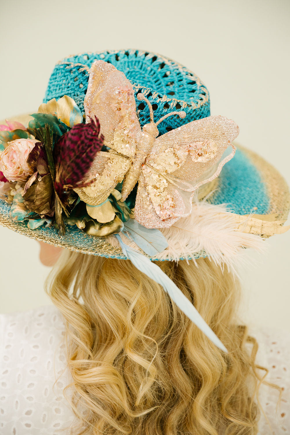 BLOOMING BUTTERFLY SUN HAT RANCHER HAT Judith March
