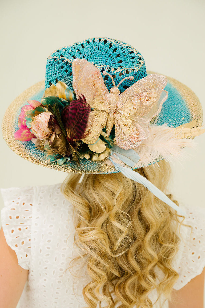 BLOOMING BUTTERFLY SUN HAT RANCHER HAT Judith March
