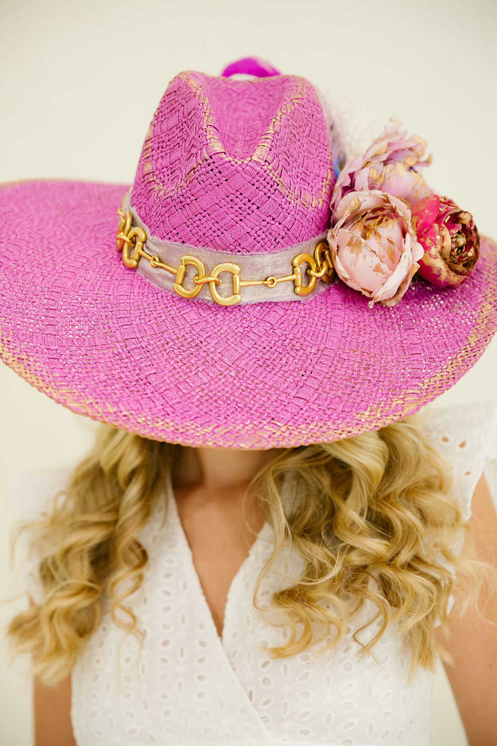PEONY & PLUME SUN HAT RANCHER HAT Judith March