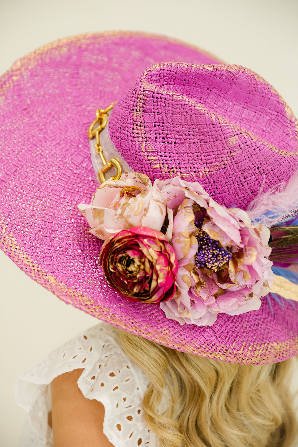 PEONY & PLUME SUN HAT RANCHER HAT Judith March