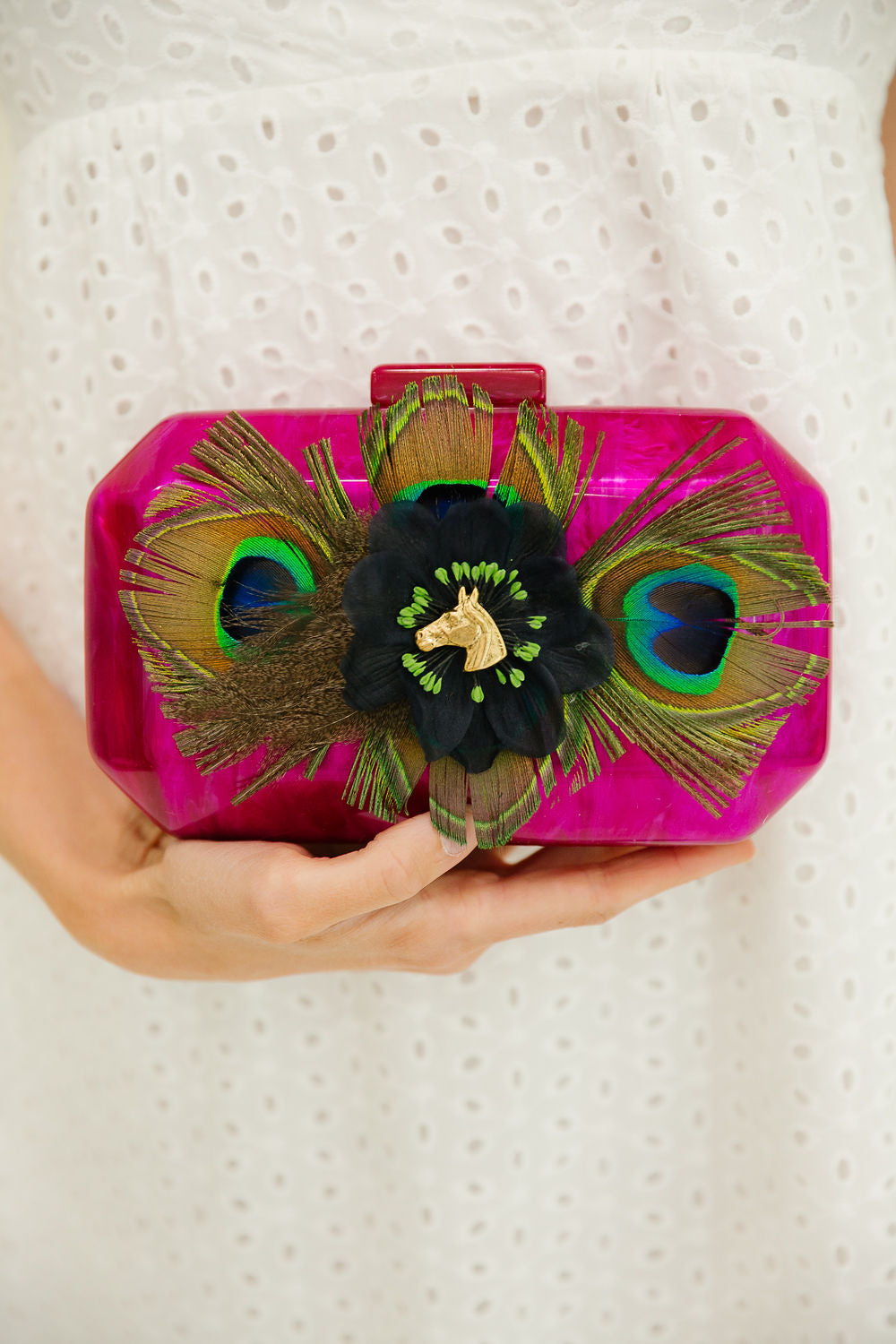 WINNER'S FLAIR JEWEL CLUTCH PURSE Judith March