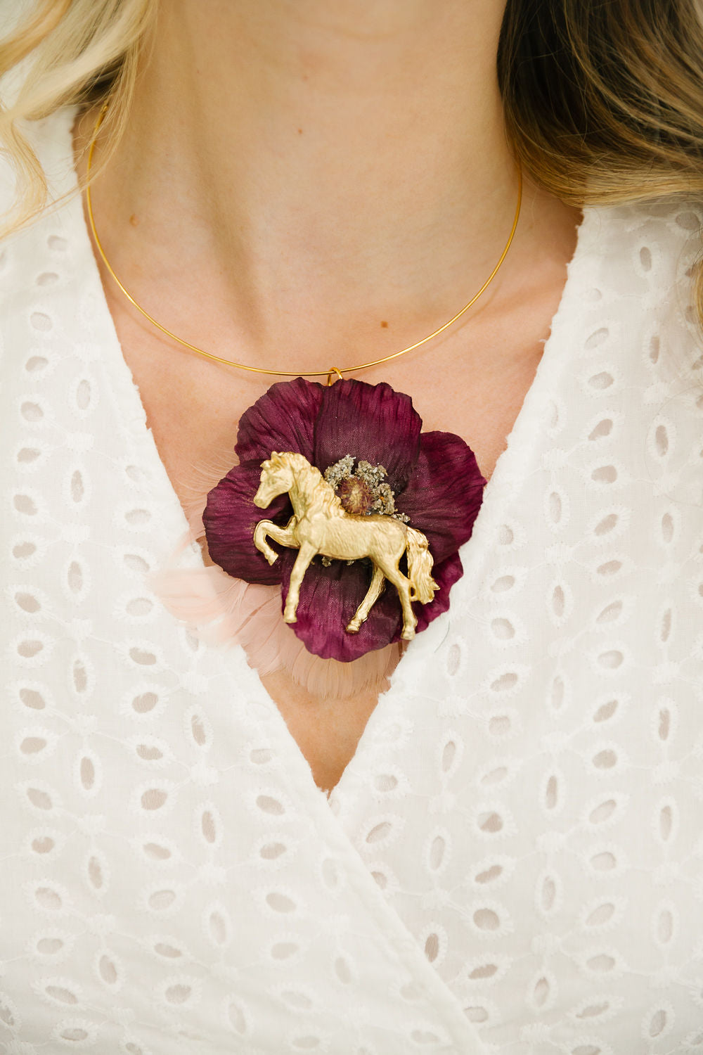 WINNER'S BLOOM NECKLACE NECKLACE Judith March