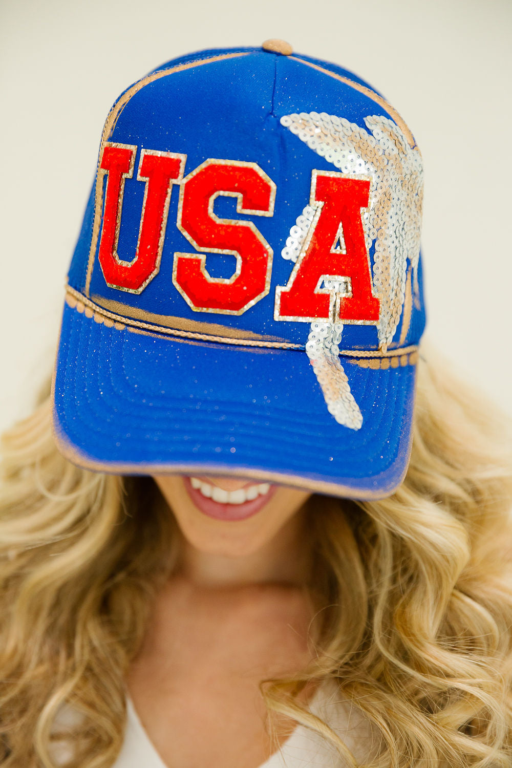 ALL AMERICAN COASTAL TRUCKER HAT TRUCKER HAT Judith March