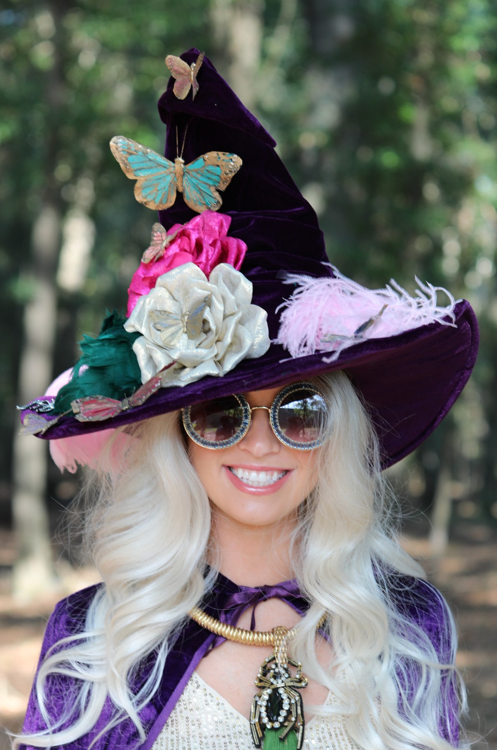 BUTTERFLY SPELL WITCH HAT (ONE OF A KIND)