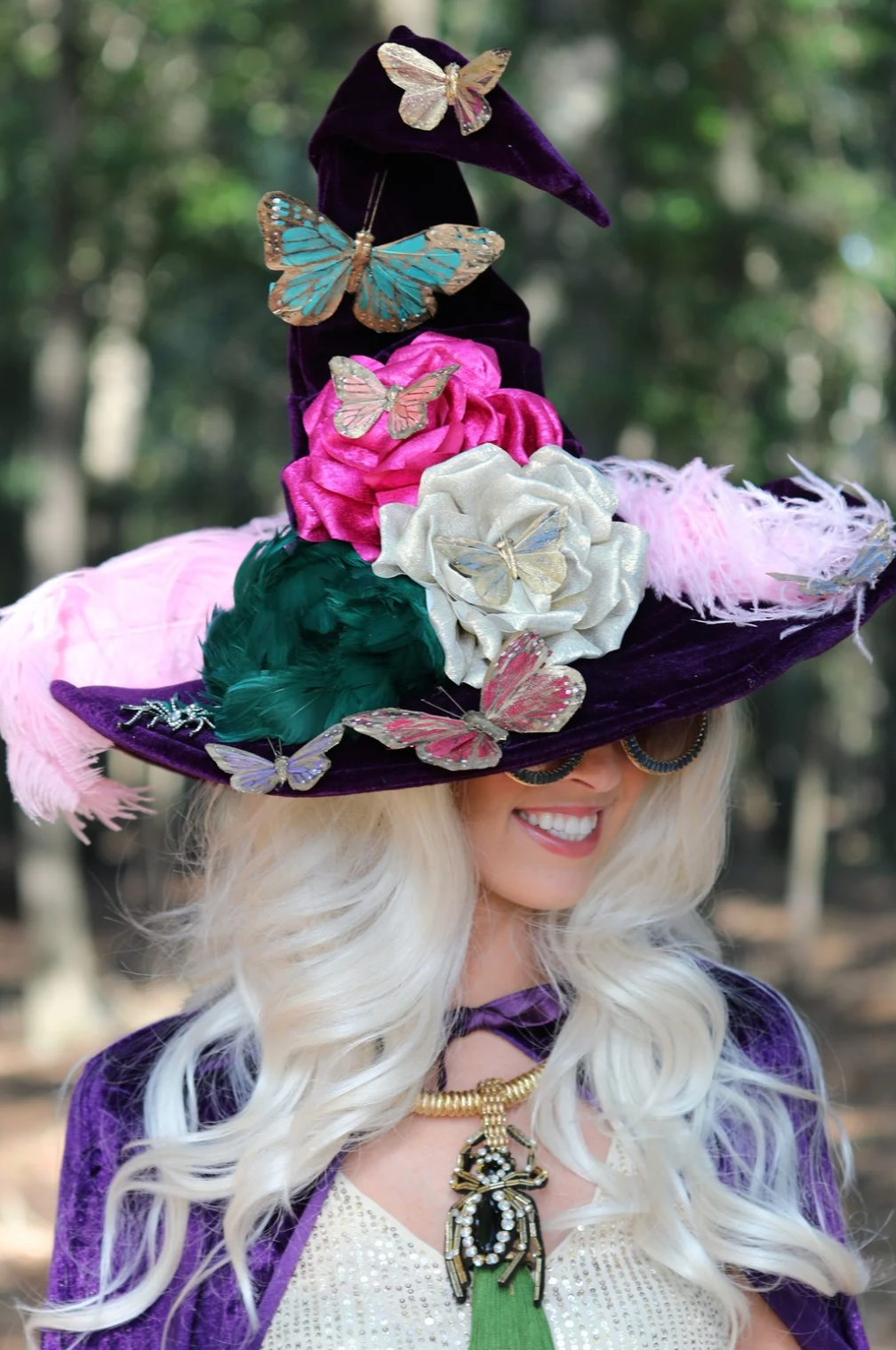 BUTTERFLY SPELL WITCH HAT (ONE OF A KIND)