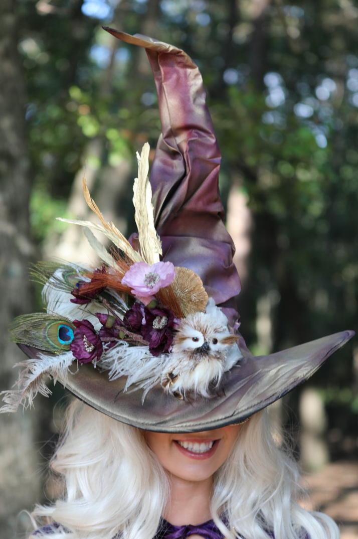 THE ENCHANTED FOREST WITCH HAT (ONE OF A KIND)
