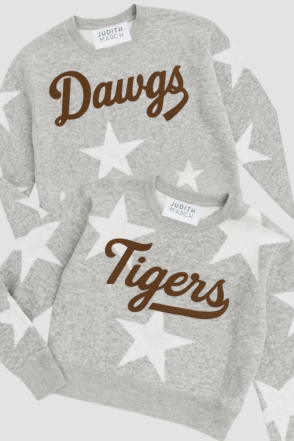LEATHER MASCOT STAR SWEATERS PULLOVER Judith March