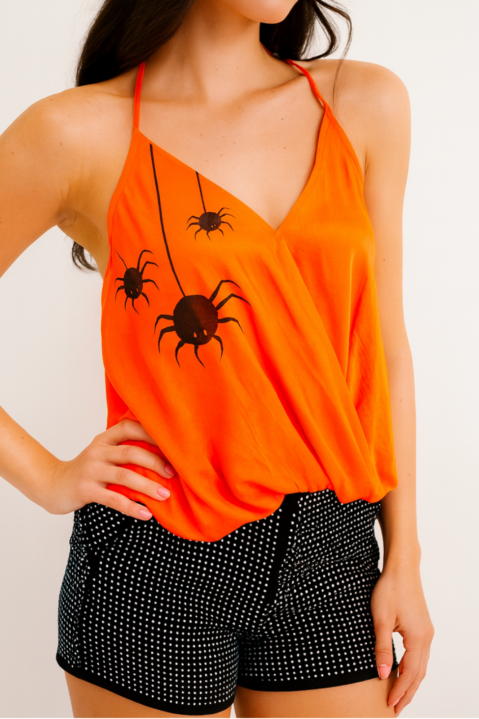 SPIDER SEASON HALTER TOP TOP Judith March