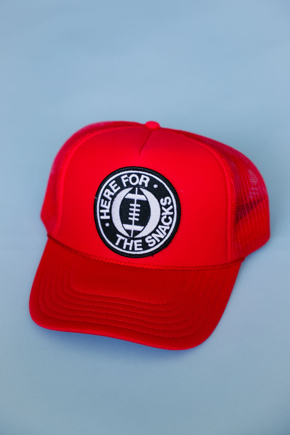 HERE FOR THE SNACKS HATS Judith March