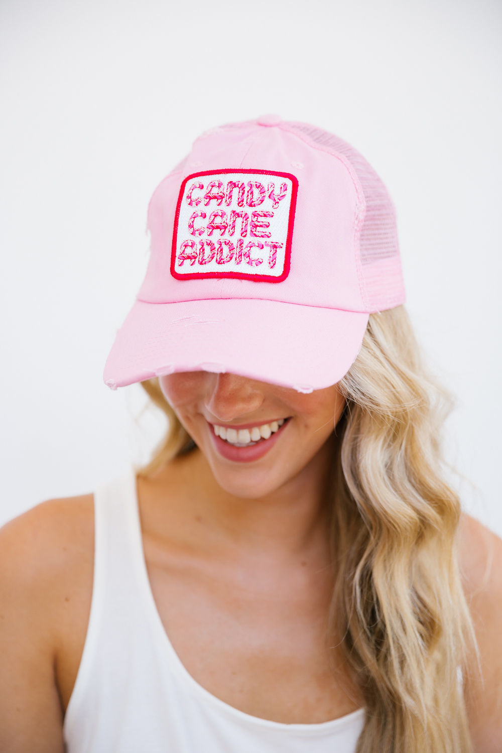 CANDY CANE ADDICT PATCH HATS Judith March