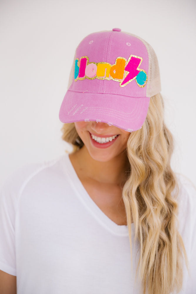 *BLONDIE PATCH HAT HAT Judith March